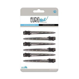 EUROSTIL Pinza Curvada de Cartón para Peluquería Profesional