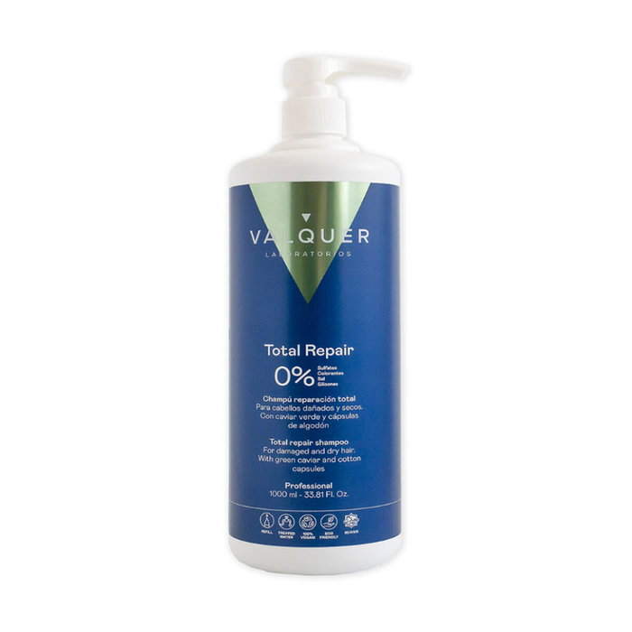 Valquer Total Repair 0% Champú Reparación Total 1000ml Valquer Total Repair 0% Champú Reparación Total 1000ml