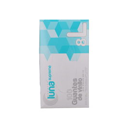 Luna Guantes Vinilo 100 U S/Polvo Grande Transparentes Sin Polvo