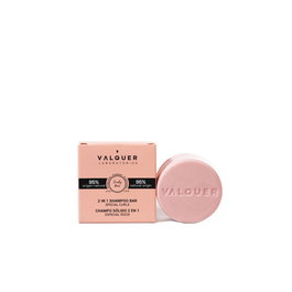 Valquer Champú y Acondicionador Sólido 2 en 1 Especial Rizos 70g - Hidratación, Suavidad y Control del Encrespamiento para Cabello Rizado