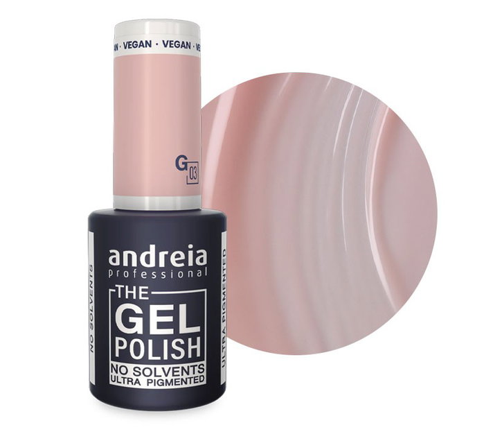 Andreia Professional The Gel Polish G03 Milky Pink