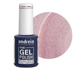 Andreia The Gel Polish G04 Oro y Rosa Glitter