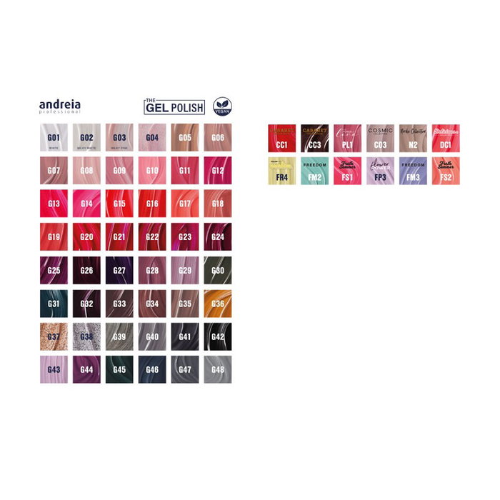 Andreia The Gel Polish G29 Esmalte de Uñas Gel Color Duradero 10.5ml