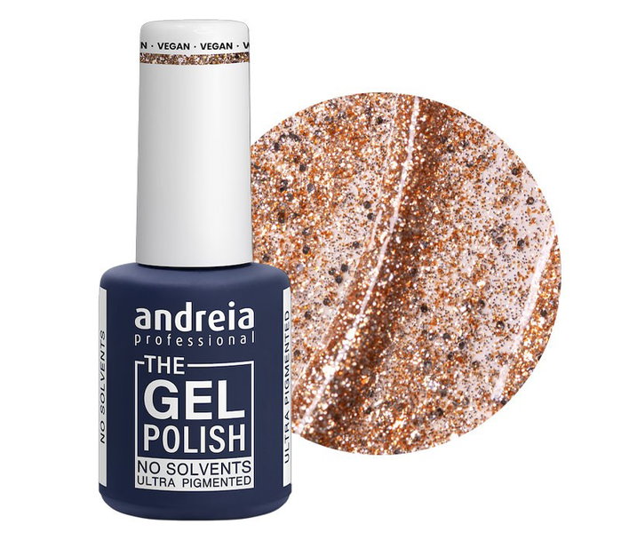 Andreia The Gel Polish G37 Dorado Glitter