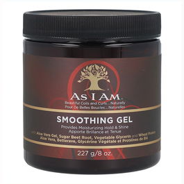 As I Am Smoothing Gel 227G/8Oz Gel Suavizante para Pelo con Acabado Suave y Brillo Natural Duradero