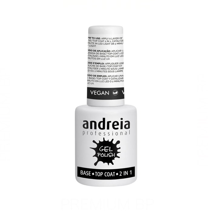 Andreia Base/Top Coat 2 en 1 de 10,5 ml
