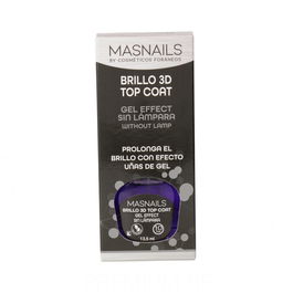 Masnails Brillo 3D Top Coat Gel Effect 13.5 ml Uñas de Gel