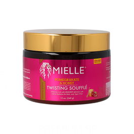 Mielle Pomegrante & Honey Twisting Soufflé 340G/12Oz - Acondicionador para Rizos, Brillo Espectacular