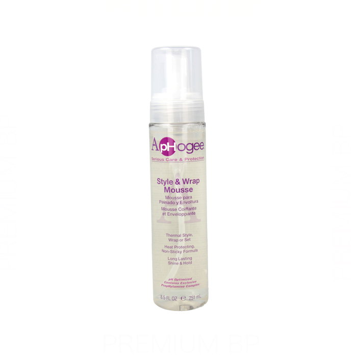 Aphogee Style & Wrap Mousse 251ml Aphogee Style & Wrap Mousse 251ml