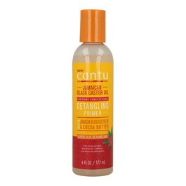 Cantu Aceite de Ricino Negro Jamaicano Detangling Primer para Rizos, Facilita el Desenredado y Mejora la Definición, 177ml