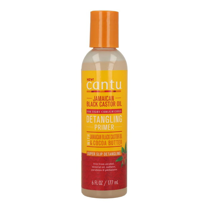 Cantu Aceite de Ricino Negro Jamaicano Detangling Primer para Rizos, Facilita el Desenredado y Mejora la Definición, 177ml Cantu Aceite de Ricino Negro Jamaicano Detangling Primer para Rizos, Facilita el Desenredado y Mejora la Definición, 177ml