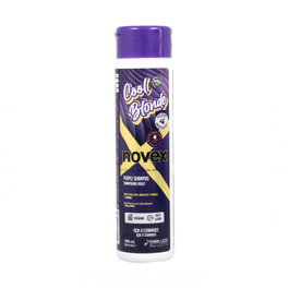 Novex Champú Cool Blonde 300 ml - Neutraliza tonos amarillos para cabellos rubios y blancos