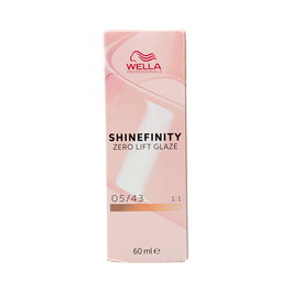 Wella Shinefinity 05/43 Baño de Color 60 ml con Efecto Esmaltado y Brillo Duradero