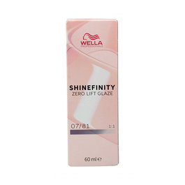 Wella Shinefinity Color 07/81 60 ml Tono Rubio Ceniza Claro Brillo Duradero