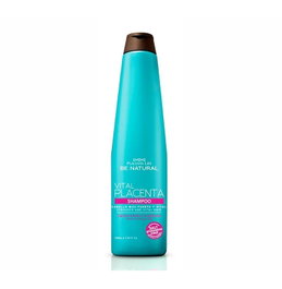 Be Natural Vital Placenta Champú 350 ml para Cabello Frágil