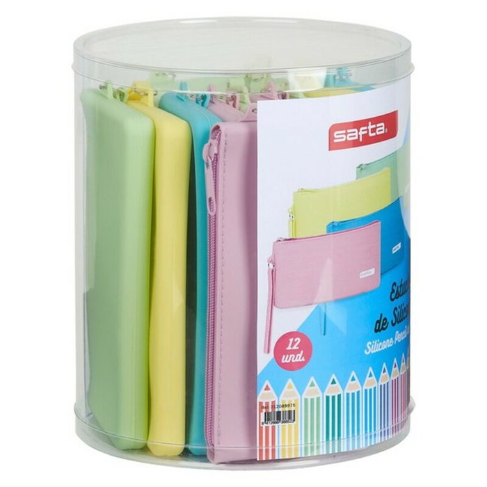 Safta Set de 12 Portatodos Planos de Silicona Surtidos