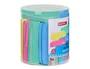 Safta Set de 16 Bolsos Escolares Portatodo Silicona Glitter Surtidos 270x230 mm