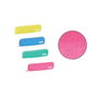Safta Set 12 Portatodo Estrechos Surtidos Glitter Silicone