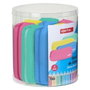 Safta Set de 8 Bolsos Escolares Cuadrados Glitter Silicone Surtidos
