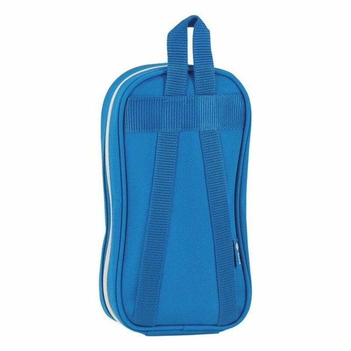 Safta Plumier R.C.D. Español con 4 Portatodos Vacíos Blanco y Azul