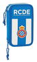 Safta Plumier Doble Pequeño 28 Piezas RCD Espanyol 12.5x19.5x4 cm