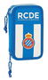 Safta Plumier Doble Pequeño 28 Piezas RCD Espanyol 12.5x19.5x4 cm
