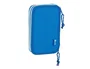 Safta Plumier R.C.D. Español Doble Cremallera 28 Pcs Blanco y Azul