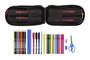 Plumier Mochila F.C. Barcelona Negro 12 x 23 x 5 cm (33 Piezas)