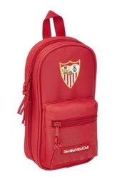Plumier Mochila Sevilla Fútbol Club Rojo 12 x 23 x 5 cm