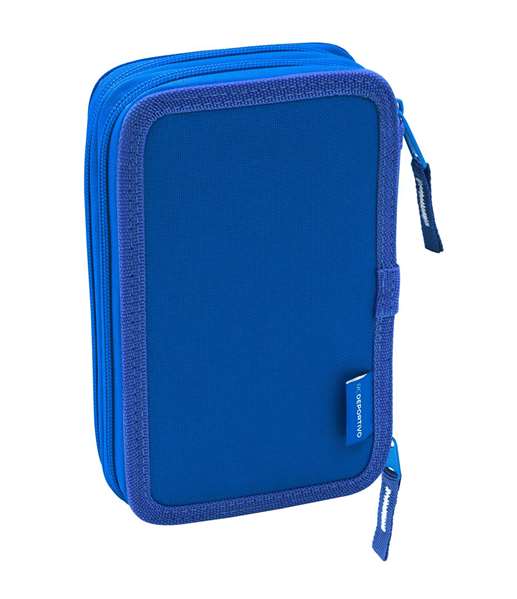 Plumier Doble R. C. Deportivo de La Coruña Azul Blanco 12.5 x 19.5 x 4 cm