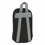 Plumier Mochila Real Madrid C.F. Negro 12 x 23 x 5 cm