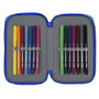 Plumier Doble Real Zaragoza Azul 12.5 x 19.5 x 4 cm (28 piezas)