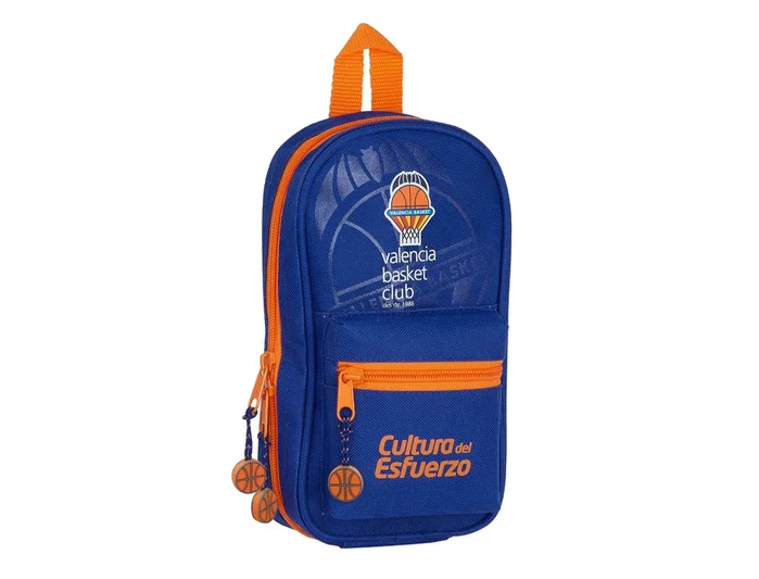 Safta Estuche Escolar Valencia Basket Club con 4 Portatodos