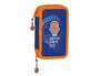 Safta Plumier Valencia Basket Club Doble Cremallera 28 Pcs Azul y Naranja