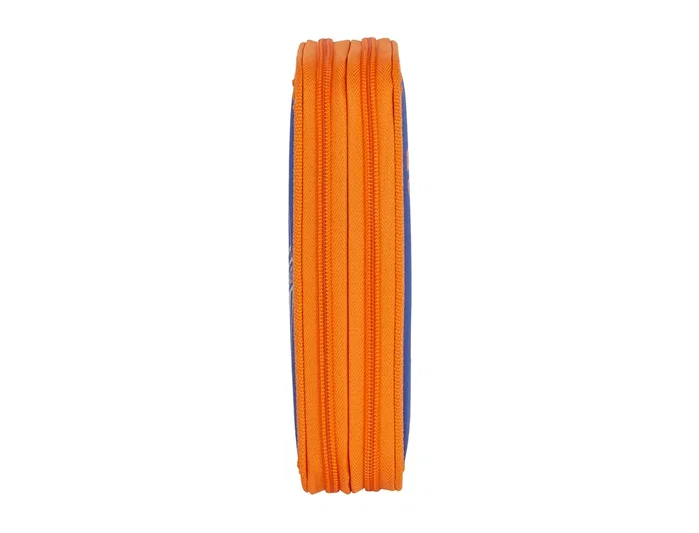 Safta Plumier Valencia Basket Club Doble Cremallera 28 Pcs Azul y Naranja