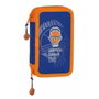 Safta Plumier Valencia Basket Club Doble Cremallera 28 Pcs Azul y Naranja