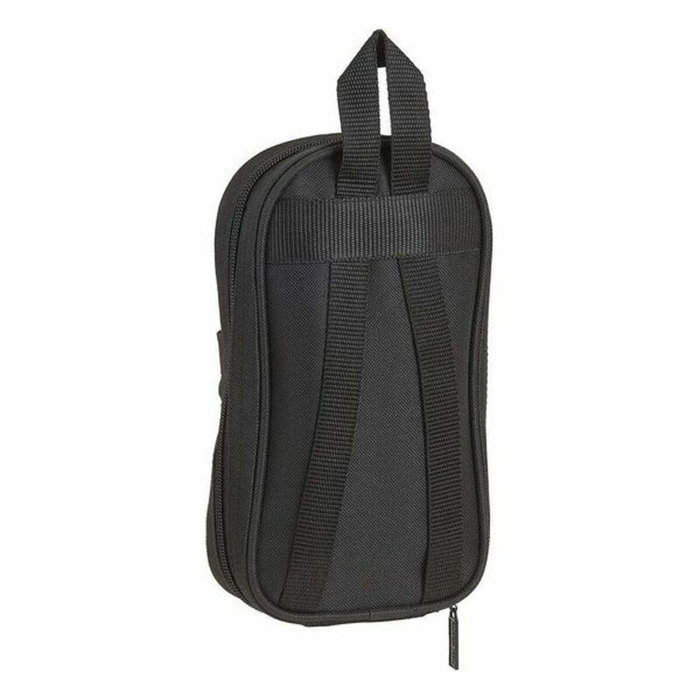 Plumier Mochila Real Madrid C.F. Negro 12 x 23 x 5 cm Plumier Mochila Real Madrid C.F. Negro 12 x 23 x 5 cm