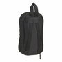 Plumier Mochila Real Madrid C.F. Negro 12 x 23 x 5 cm