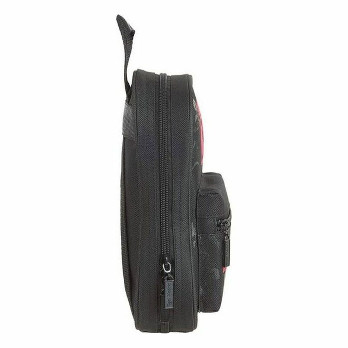 Plumier Mochila Real Madrid C.F. Negro 12 x 23 x 5 cm Plumier Mochila Real Madrid C.F. Negro 12 x 23 x 5 cm