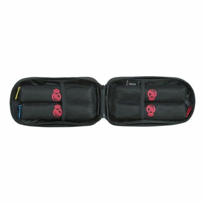 Plumier Mochila Real Madrid C.F. Negro 12 x 23 x 5 cm Plumier Mochila Real Madrid C.F. Negro 12 x 23 x 5 cm