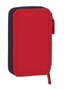 Plumier Doble RFEF M854 Rojo 12.5 x 19.5 x 4 cm (28 piezas)