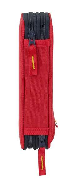 Plumier Doble RFEF M854 Rojo 12.5 x 19.5 x 4 cm (28 piezas)