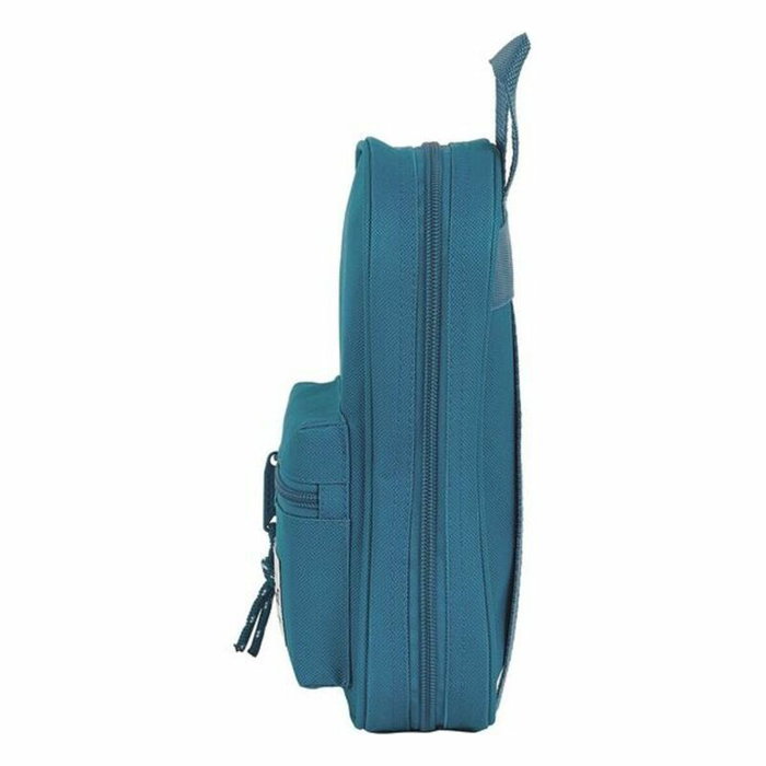 Safta Plumier Blackfit8 Egeo con 4 Portatodos Vacíos Azul
