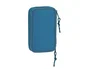 Safta Plumier Blackfit8 Egeo Doble Cremallera Azul