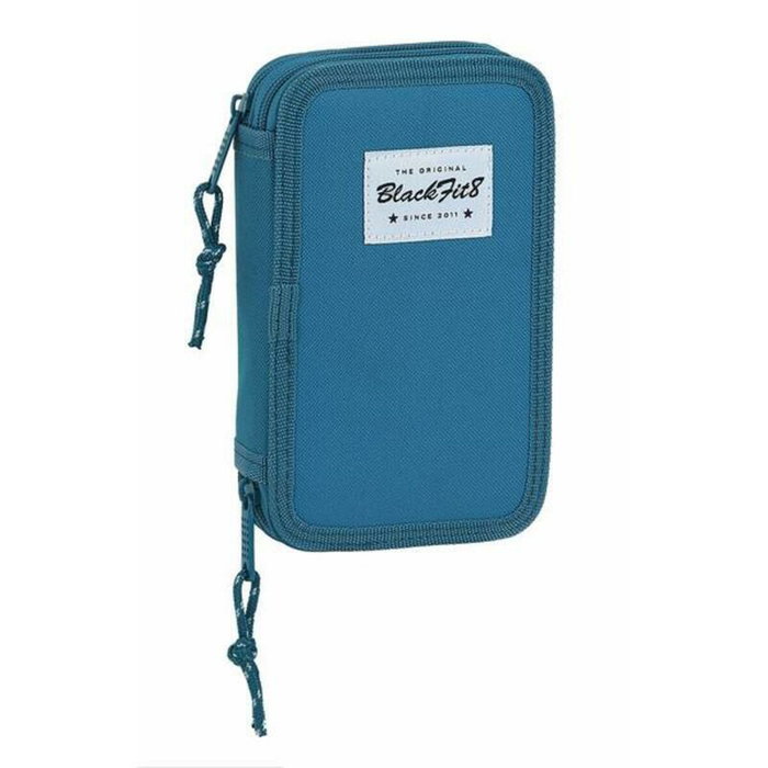 Safta Plumier Blackfit8 Egeo Doble Cremallera Azul