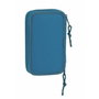Safta Plumier Blackfit8 Egeo Doble Cremallera Azul