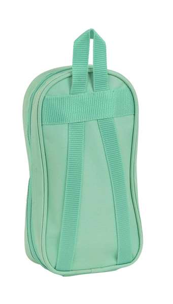 Safta Plumier Mochila Blackfit8 Turquesa C/4 Compartimentos Llenos