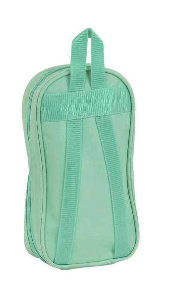 Safta Plumier Mochila Blackfit8 Turquesa C/4 Compartimentos Llenos