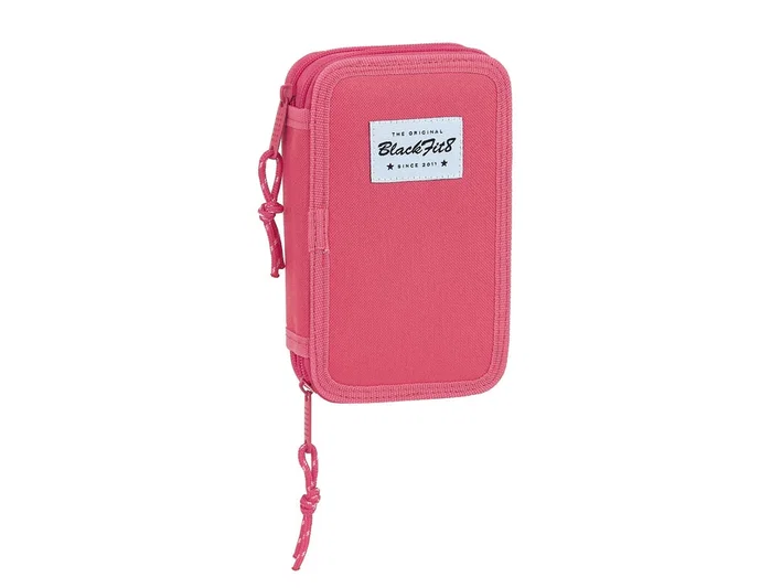 Safta Plumier Blackfit8 Fresa con Doble Cremallera