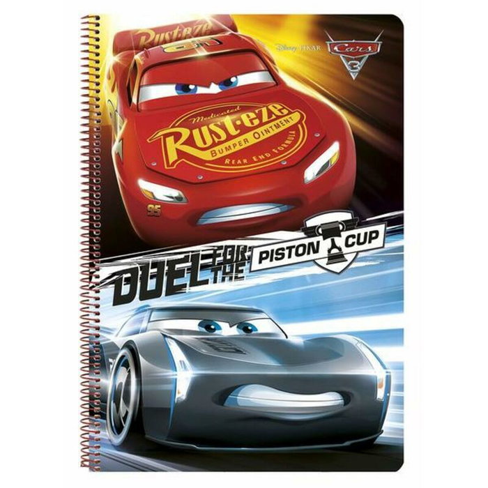 Safta Cuaderno Espiral Cars 3 Folio 80 H Tapas Duras Safta Cuaderno Espiral Cars 3 Folio 80 H Tapas Duras